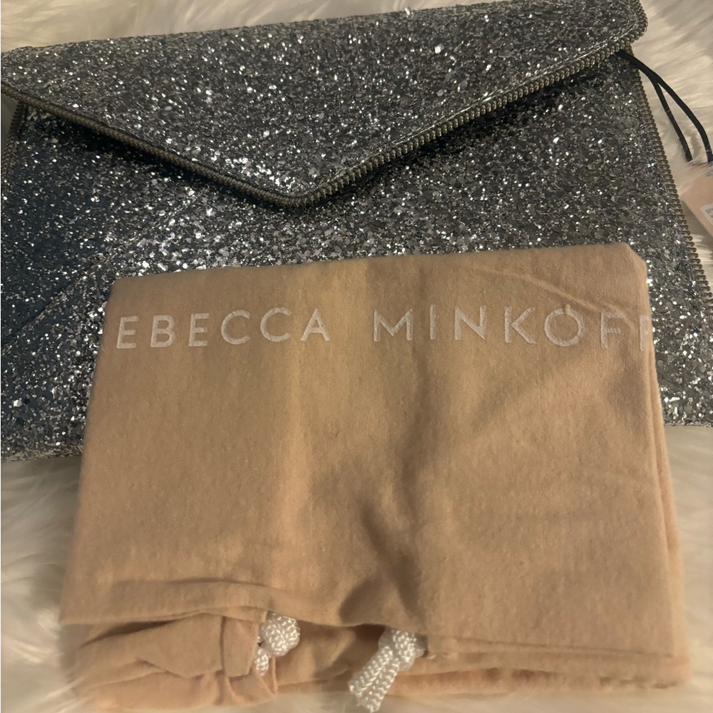REBECCA MINKOFF GLITTER BAG.